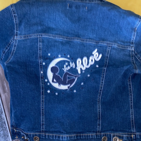 See by Chloe dark denim jacket USA size 8 - Picture 2 of 5